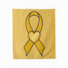 Childhood Cancer Awareness Ribbon with Heart