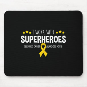 Childhood Cancer Awareness RN Nurse Paediatrics O Mouse Mat