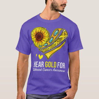 Childhood Cancer Awareness s In September We Wear  T-Shirt