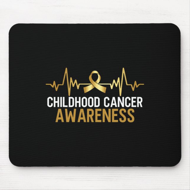 childhood cancer awareness september cancer 2 mouse mat (Front)