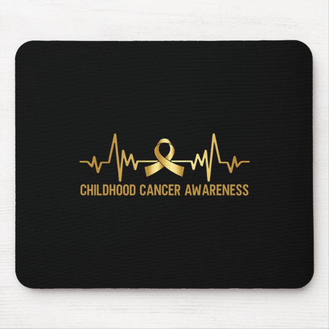 childhood cancer awareness september cancer  mouse mat (Front)