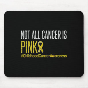 Childhood Cancer Awareness September Yellow Ribbon Mouse Mat