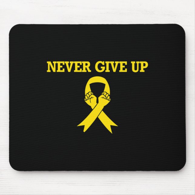 Childhood Cancer Awareness Shirt for Men Women Kid Mouse Mat (Front)
