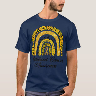 Childhood Cancer Awareness shirt Rainbow Leopard R