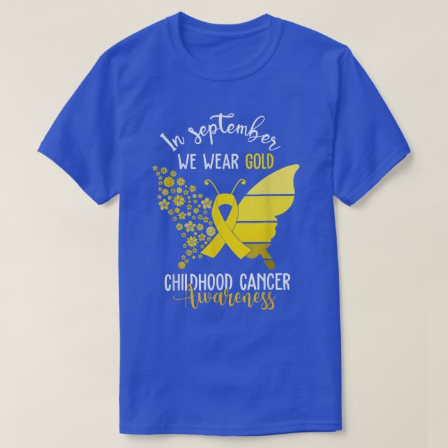 Childhood Cancer Awareness Shirts In September We  (Design Front)