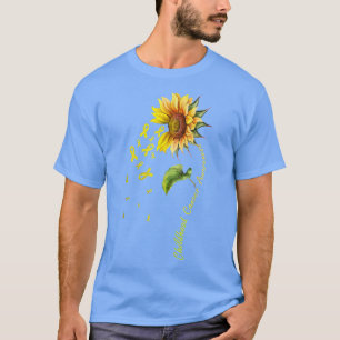Childhood Cancer Awareness Sunflower T-Shirt