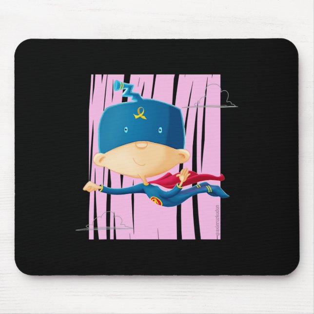 Childhood Cancer Awareness Super GA  Mouse Mat (Front)