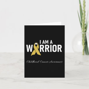 Childhood Cancer Awareness Survivor Ribbon Men Wom Card