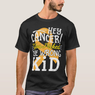 Childhood Cancer Awareness Survivor Wrong Kid Sup T-Shirt