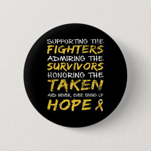 Childhood Cancer Awareness T 5 6 Cm Round Badge