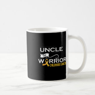 Childhood Cancer Awareness Uncle Of A Warrior 1 Coffee Mug