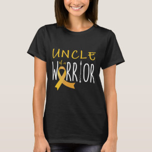 Childhood cancer awareness Uncle of a warrior T-Shirt