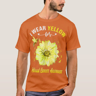 Childhood Cancer AwarenessI Wear Pink Hummingbird  T-Shirt