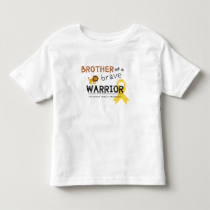 childhood cancer.brave warrior brother T-Shirt