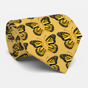 Childhood Cancer Butterfly Awareness Ribbon Tie