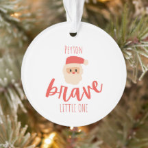 childhood cancer Christmas Custom Ornament