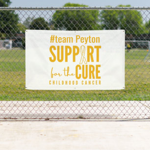 childhood cancer custom Banner Outdoor Sign