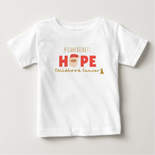 childhood cancer Custom Christmas Baby T-Shirt