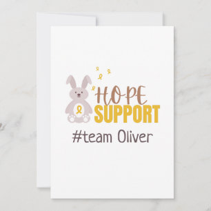 childhood cancer. Custom #team name Stationery Invitation