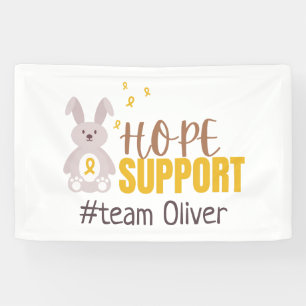 childhood cancer. Custom #team name.support Banner