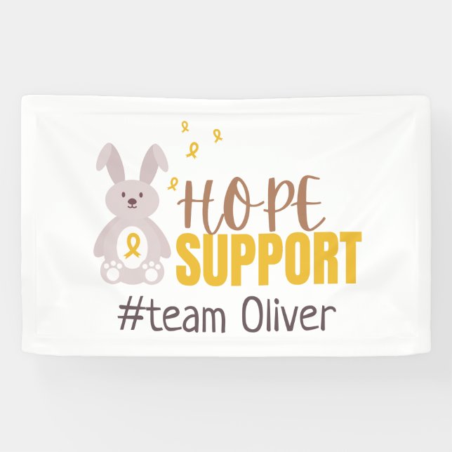 childhood cancer. Custom #team name.support Banner (Horizontal)