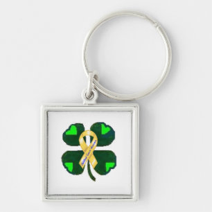 Childhood Cancer DOES NOT Discriminate! Key Ring