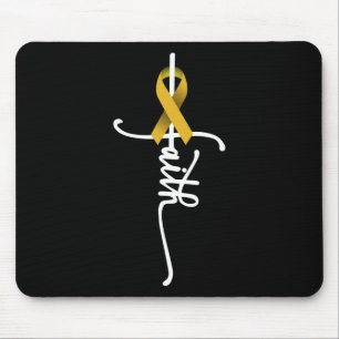 Childhood Cancer Faith Childhood Cancer Awareness  Mouse Mat
