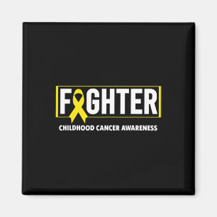 Childhood Cancer - Fighter Childhood Cancer Awaren Magnet