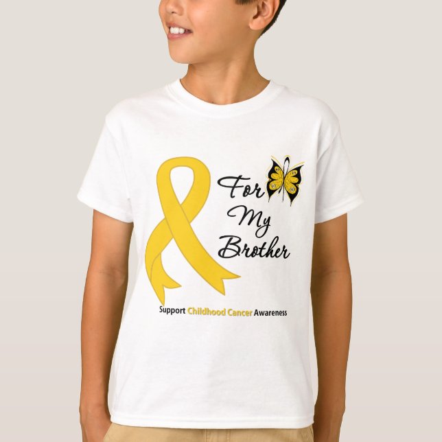Childhood Cancer For My Brother T-Shirt (Front)