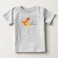 childhood cancer. I am brave. Baby T-Shirt