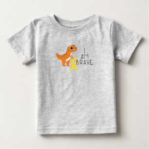 childhood cancer. I am brave. Baby T-Shirt