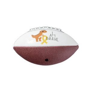childhood cancer. I am brave. Football American Football