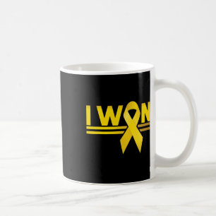 Childhood Cancer I Won Ribbon Coffee Mug