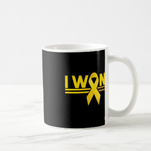 Childhood Cancer I Won Ribbon Coffee Mug