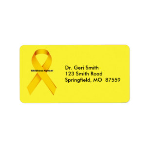 Childhood Cancer Label