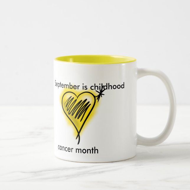 Childhood cancer month mug (Right)