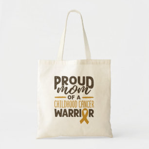 Childhood Cancer Mum Mother Proud Mum Tote Bag
