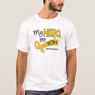 Childhood Cancer MY HERO MY SON 42 T-Shirt