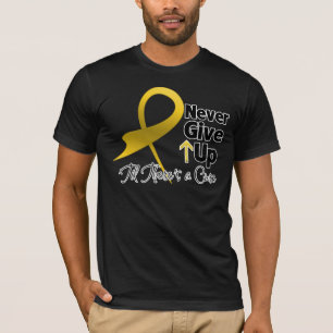 Childhood Cancer Never Give Up T-Shirt