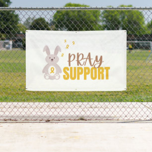 childhood cancer pray support Banner Outdoor Sign