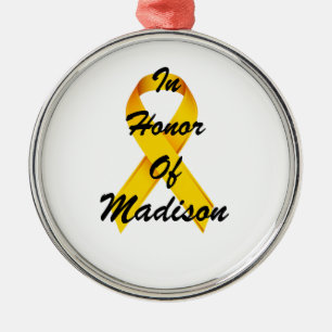 Childhood Cancer Ribbon Ornament