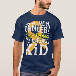 Childhood Cancer Shirt Awareness Survivor Wrong Ki