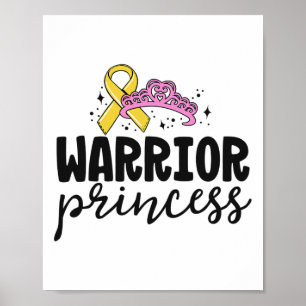 Childhood Cancer Shirts For Kids Boy Girl Warrior  Poster