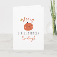 childhood cancer strong little pumpkin Custom Name