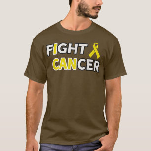 Childhood Cancer Support & Awareness I CAN FIGHT C T-Shirt