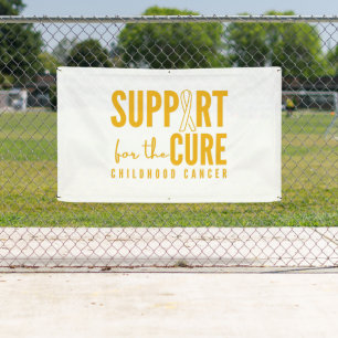 childhood cancer support cure Banner Outdoor Sign