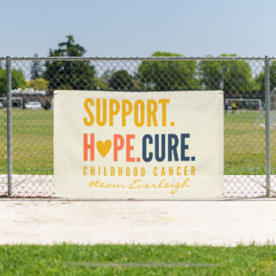 childhood cancer support Custom Banner Outdoor