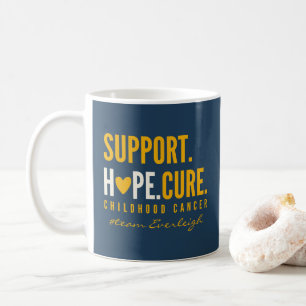 childhood cancer support Custom name Mug