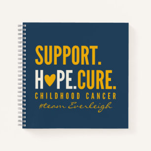 childhood cancer support Custom Notebook Journal