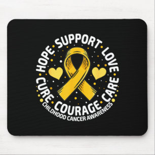 Childhood Cancer Support Family Childhood Cancer Mouse Mat